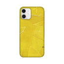 Yellow Paper Pattern Mobile Case Cover for iPhone 12/ iPhone 12 Mini/ iPhone 12 Pro/  iPhone 12 Pro Max