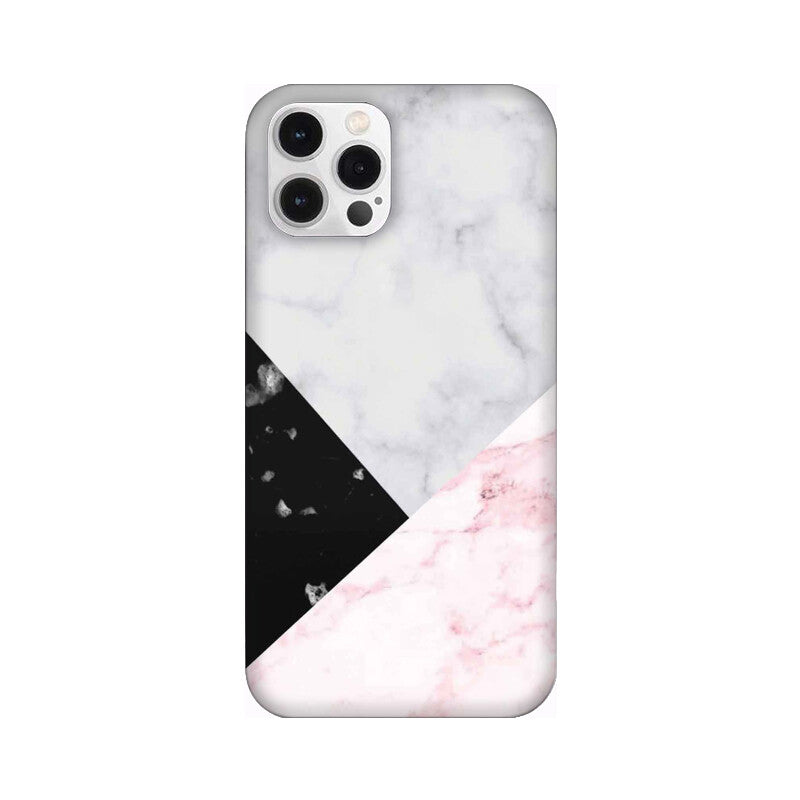 Pink Black & White Marble Pattern Mobile Case Cover for iPhone 12/ iPhone 12 Mini/ iPhone 12 Pro/ iPhone 12 Pro Max