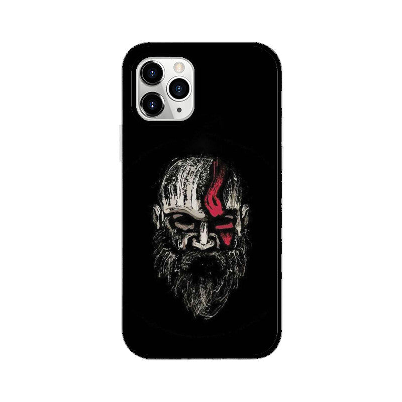 Bearded Old Man Vector Pattern Mobile Case Cover for iPhone 11/ iPhone 11 Pro/ iPhone 11 Pro Max