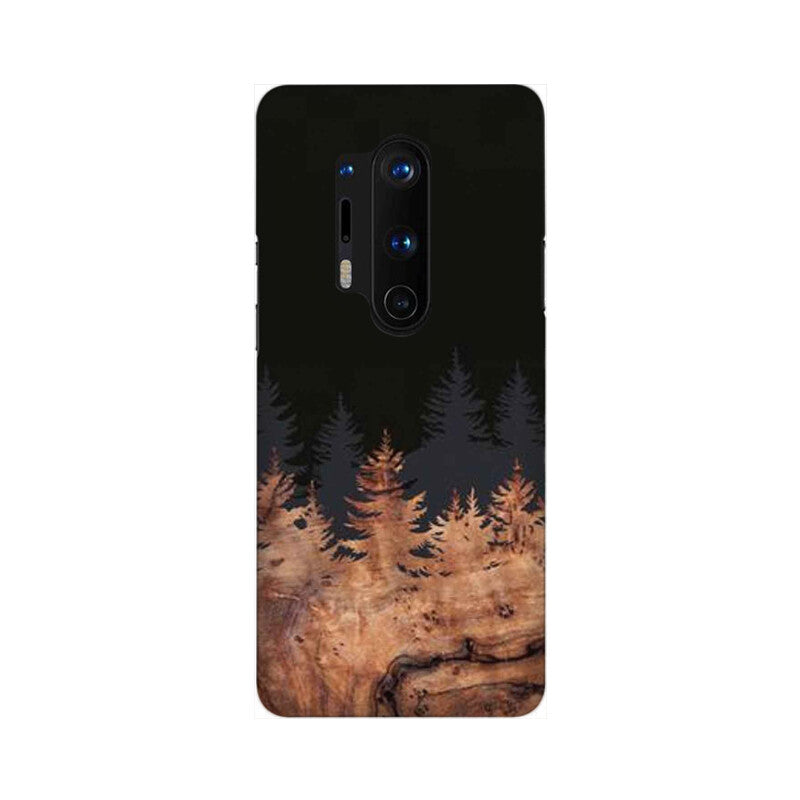 Wood Pattern With Snowflakes Pattern Mobile Case Cover for OnePlus 8/ OnePlus 8 Pro