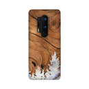 Wood Surface and Snowflakes Mobile Case Cover for OnePlus 8/ OnePlus 8 Pro