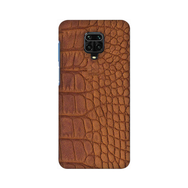 Red leather Texture Pattern Mobile Case Cover for Redmi Note 9/ Redmi Note 9 Pro