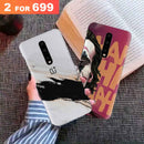 Combo Offer On Joker And Marble Pattern Mobile Case For Oneplus 7T Pro ( Pack Of 2 )