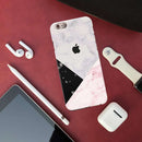 Pink Black & White Marble Pattern Mobile Case Cover For Iphone 6