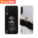 Combo Offer On Beard And Marble Pattern Mobile Case For Redmi A3 ( Pack Of 2 )