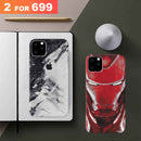 Combo Offer On Beard And Marble Pattern Mobile Case For iPhone 11 Pro ( Pack Of 2 )