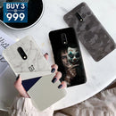 Combo Offer On Joker, Army Camo And Marble Pattern Mobile Case For Oneplus 7 ( Pack Of 3 )