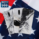 Combo Offer On Natural Marble Pattern Mobile Case For Oneplus 6T ( Pack Of 3 )