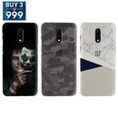 Combo Offer On Joker, Army Camo And Marble Pattern Mobile Case For Oneplus 7 ( Pack Of 3 )