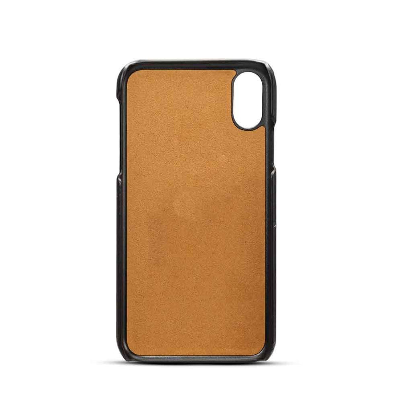 Navy Blue Leather Mobile Cover for Iphone X