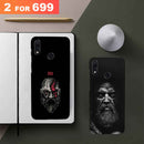 Combo Offer On Black And White Beard Man And Old Beard Man Pattern Mobile Case For Redmi Note 7 Pro ( Pack Of 2 )