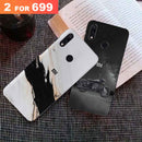 Combo Offer On Biker And Marble Pattern Mobile Case For Redmi Note 7 Pro ( Pack Of 2 )