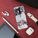 White & Black Marble Pattern Mobile Case Cover For Oneplus 7 Pro