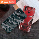 Combo Offer On Iron Man And Green Camo Pattern Mobile Case For Redmi Note 7 Pro ( Pack Of 2 )