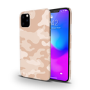 Cream and White Camouflage Printed Slim Cases and Cover for iPhone 11 Pro