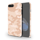 Cream and White Camouflage Printed Slim Cases and Cover for iPhone 7 Plus