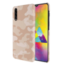 Cream and White Camouflage Printed Slim Cases and Cover for Galaxy A50