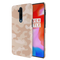 Cream and White Camouflage Printed Slim Cases and Cover for OnePlus 7T Pro