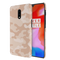 Cream and White Camouflage Printed Slim Cases and Cover for OnePlus 7