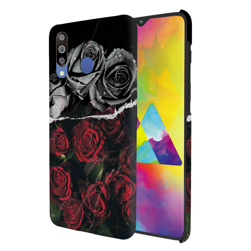 Dark Roses Printed Slim Cases and Cover for Galaxy M30