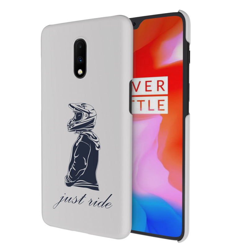 Just Ride Printed Slim Cases and Cover for OnePlus 7