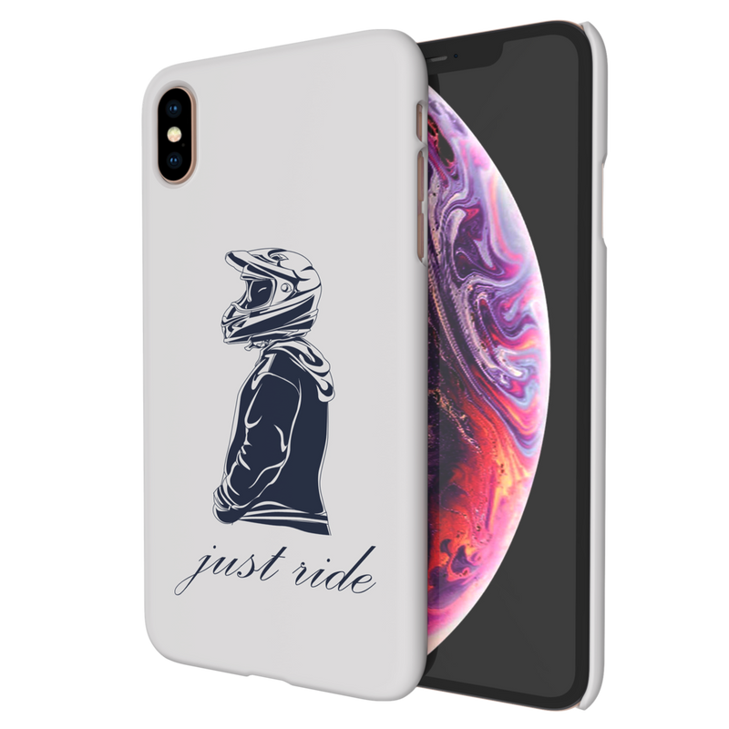 Just Ride Printed Slim Cases and Cover for iPhone XS Max