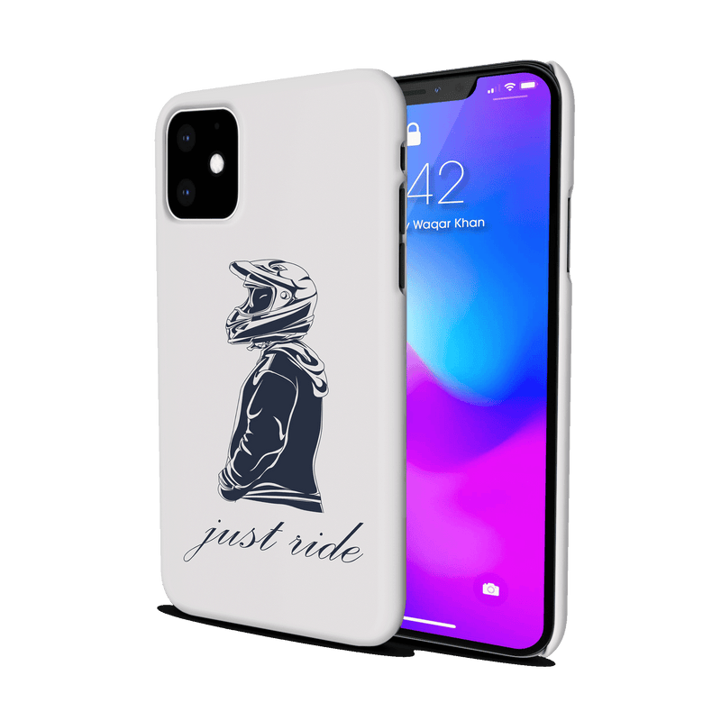 Just Ride Printed Slim Cases and Cover for iPhone 11