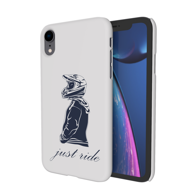 Just Ride Printed Slim Cases and Cover for iPhone XR