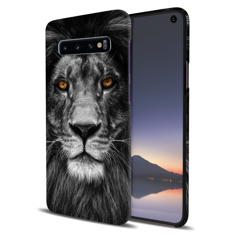 Lion Face Printed Slim Cases and Cover for Galaxy S10