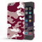 Maroon and White Camouflage Printed Slim Cases and Cover for iPhone 6 Plus