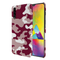 Maroon and White Camouflage Printed Slim Cases and Cover for Galaxy A50S