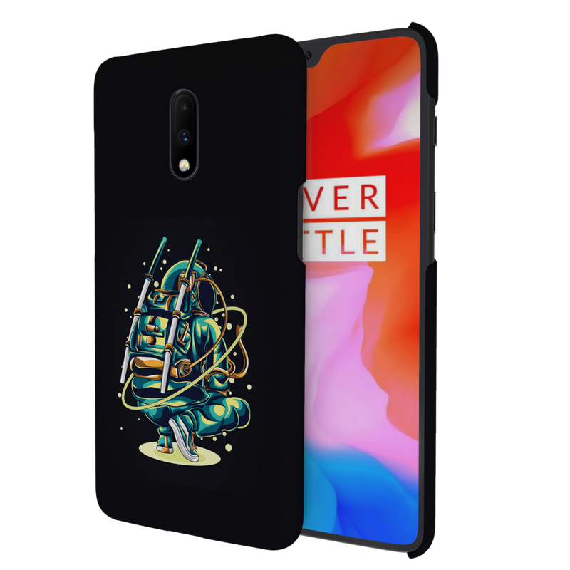 Ninja Astronaut Printed Slim Cases and Cover for OnePlus 7