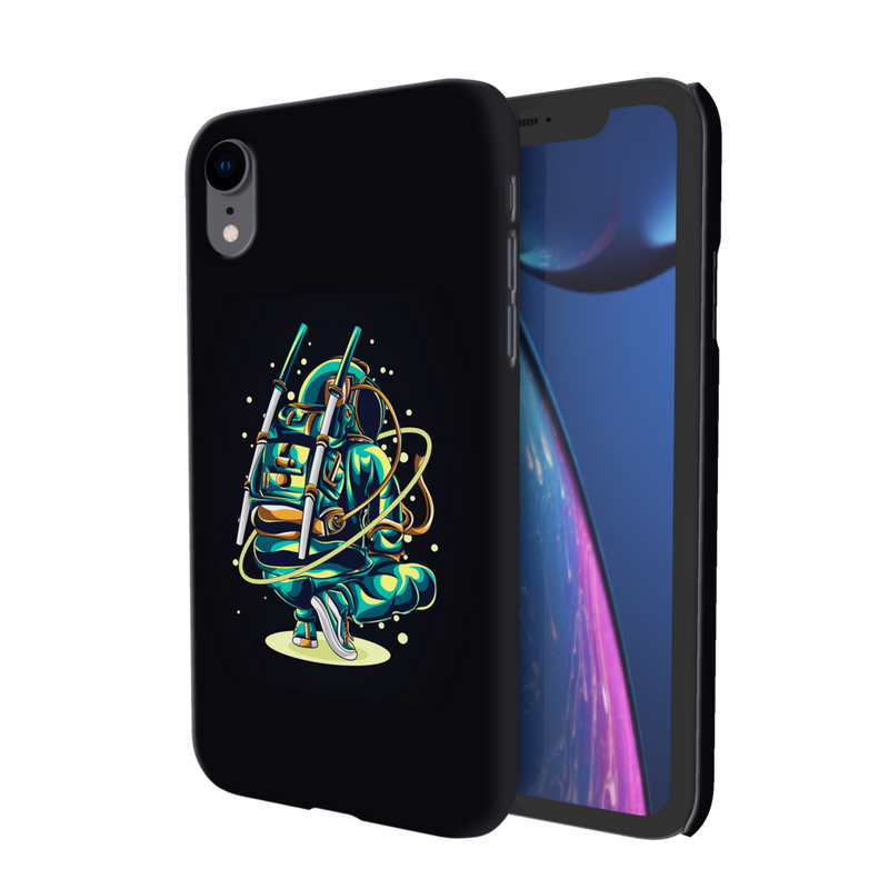 Ninja Astronaut Printed Slim Cases and Cover for iPhone XR