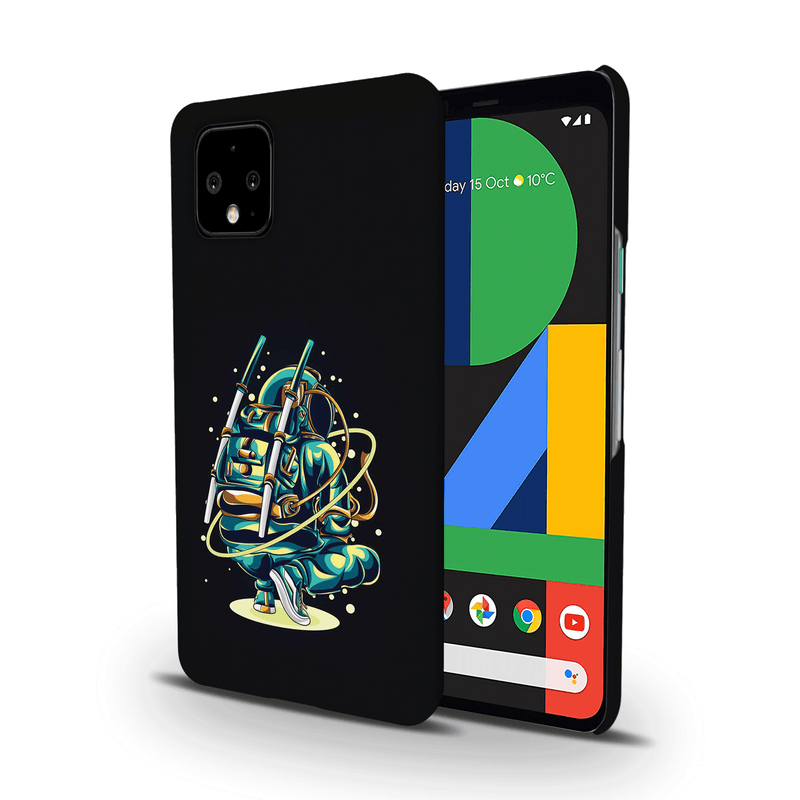 Ninja Astronaut Printed Slim Cases and Cover for Pixel 4