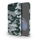 Olive Green and White Camouflage Printed Slim Cases and Cover for iPhone 7 Plus