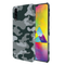 Olive Green and White Camouflage Printed Slim Cases and Cover for Galaxy A50S