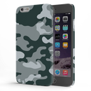 Olive Green and White Camouflage Printed Slim Cases and Cover for iPhone 6 Plus