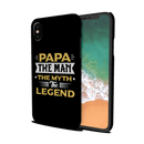 Papa the legend Printed Slim Cases and Cover for iPhone XS