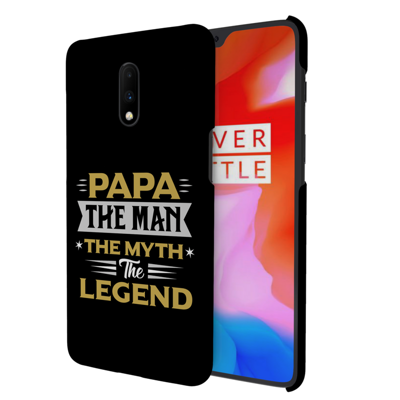 Papa the legend Printed Slim Cases and Cover for OnePlus 7