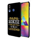 Papa the legend Printed Slim Cases and Cover for Galaxy M30