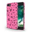 Pink Hearts Printed Slim Cases and Cover for iPhone 7