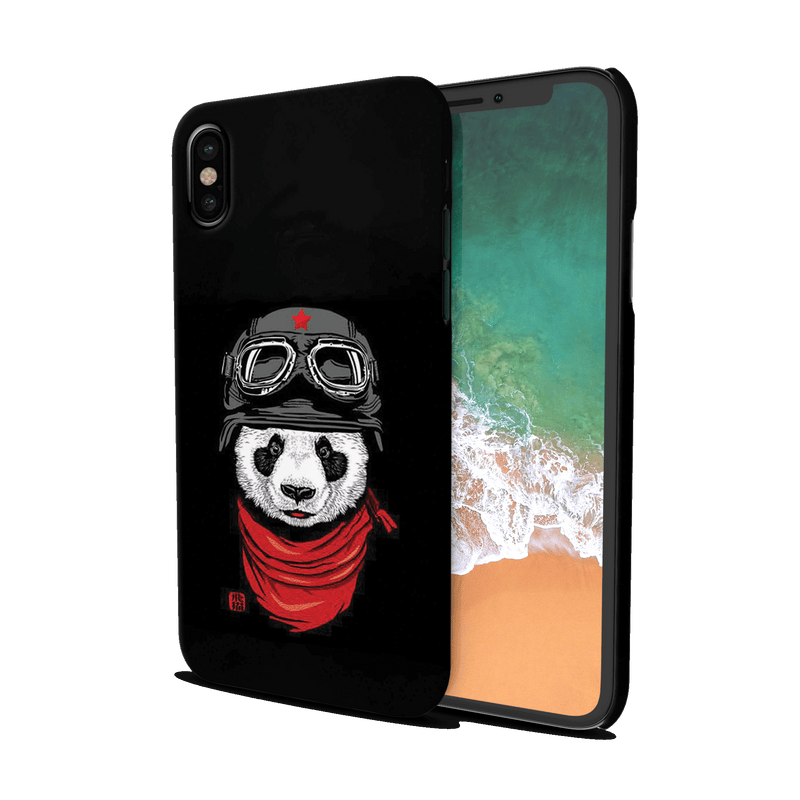 Rider Panda Printed Slim Cases and Cover for iPhone X