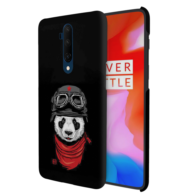 Rider Panda Printed Slim Cases and Cover for OnePlus 7T Pro