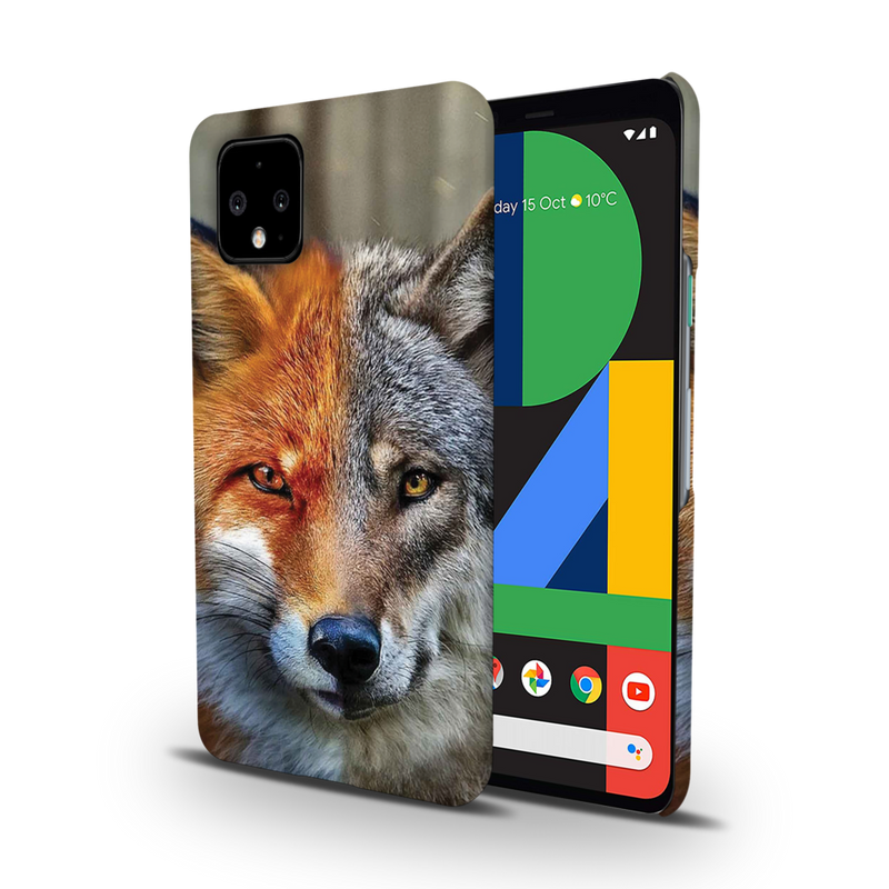 Wolf Printed Slim Cases and Cover for Pixel 4