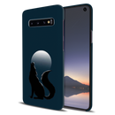 Wolf howling Printed Slim Cases and Cover for Galaxy S10