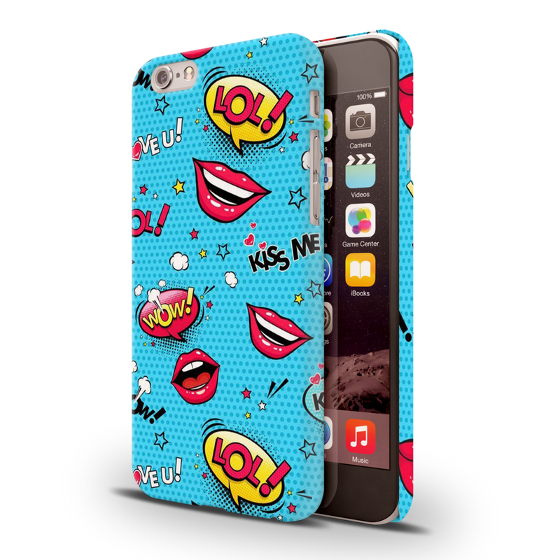 Kiss me Printed Slim Cases and Cover for iPhone 6