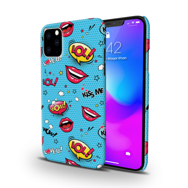 Kiss me Printed Slim Cases and Cover for iPhone 11 Pro Max