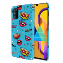 Kiss me Printed Slim Cases and Cover for Galaxy M30S