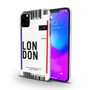 London Ticket Printed Slim Cases and Cover for iPhone 11 Pro Max