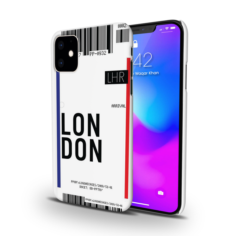 London Ticket Printed Slim Cases and Cover for iPhone 11